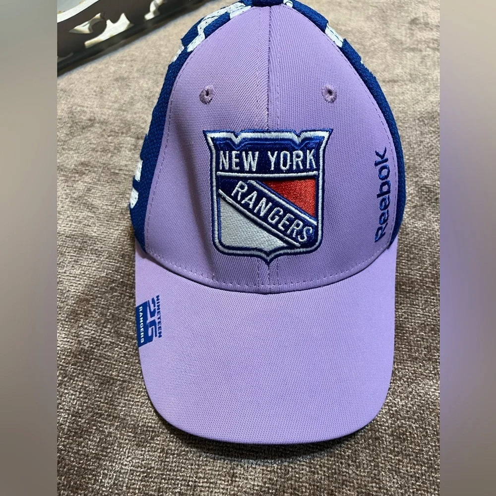 Reebok New York Rangers Hat - Limited Edition Purple & Bright Blue Cap